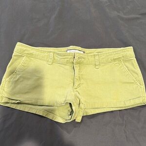 Abercrombie & Fitch Women's Green Shorts